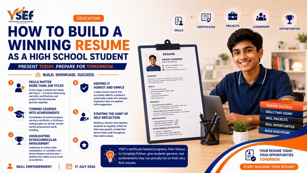 How to Build a Winning Resume as a High School Student