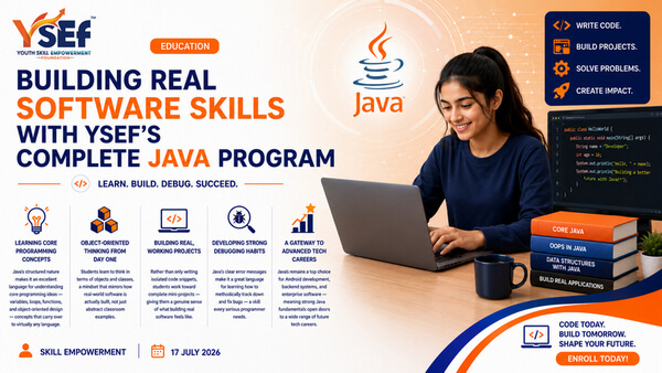 Building Real Software Skills with YSEF's Complete Java Program