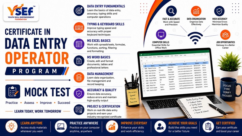 Certificate in Data Entry Operator